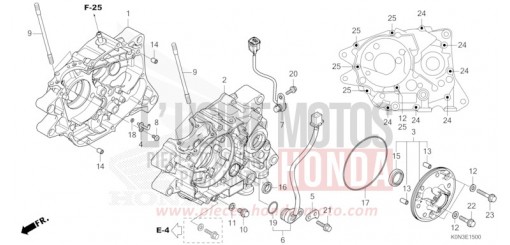 CARTER MOTEUR CBF125MER de 2024